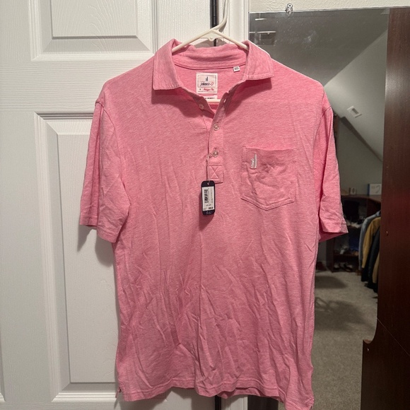 Johnnie-o in package 2.0 heathered petal polo large - Picture 6 of 6